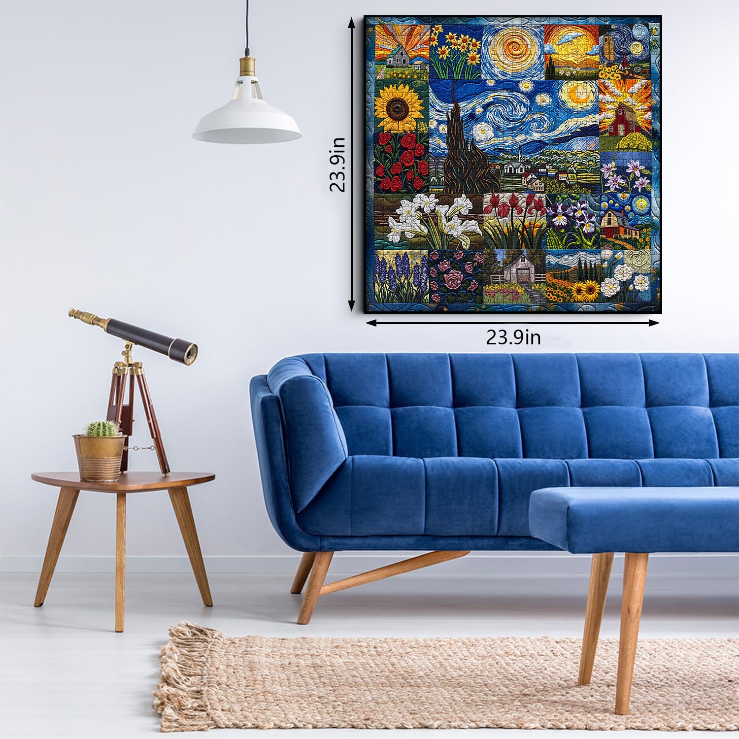 PICKFORU Van Gogh's Rhapsody color-rich pieces highlight precise fits.