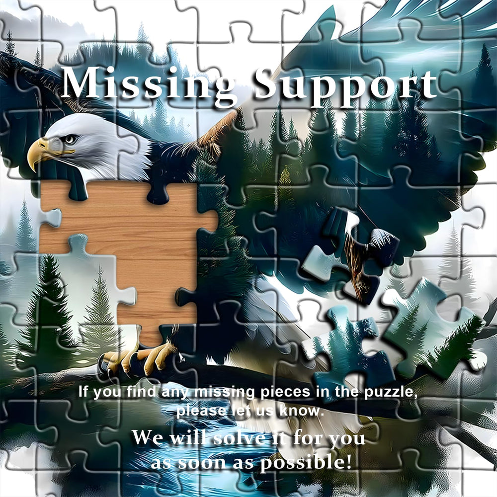 PICKFORU Puzzle wall decor: forest landscape, add artistic touch