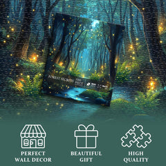 PICKFORU Wall-decor Forest Puzzle doubles as art decor when completed
