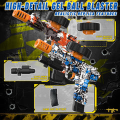 Long-range action up to 80-100 feet with PICKMERA blaster outdoors