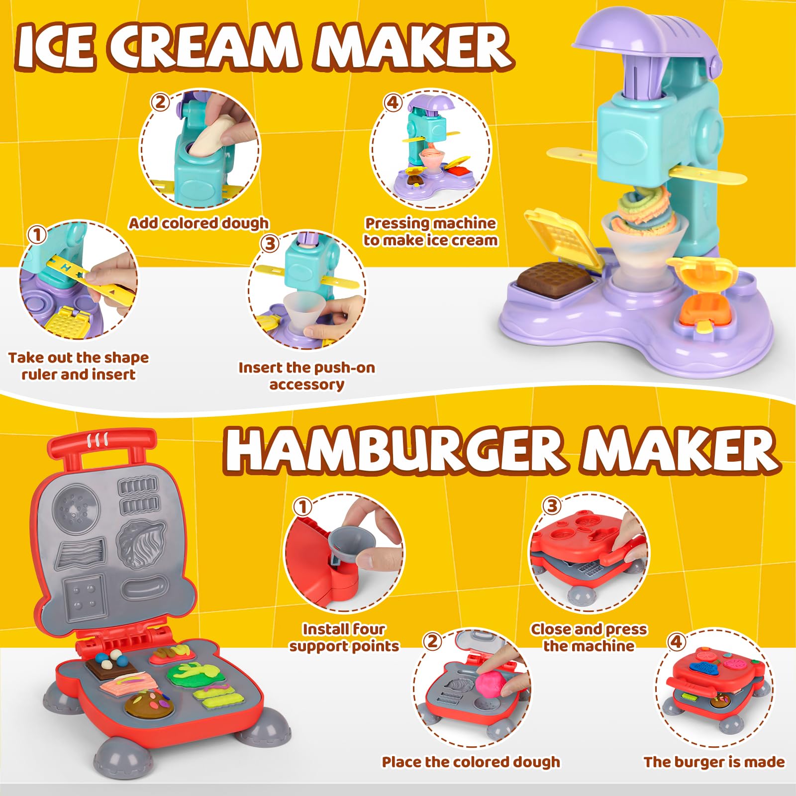 Pickuparts cake decorator adds decorative flair to pretend treats and stories