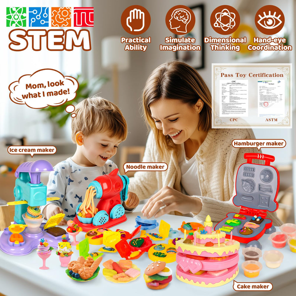 Pickuparts noodle machine enables colorful pasta creation through hands-on learning