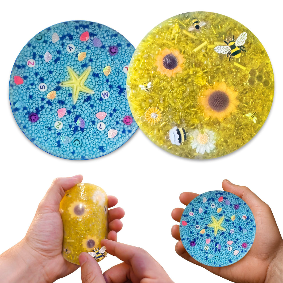 Picky Pad 2-pack front view for portable sensory relief.