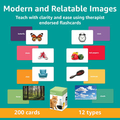 Picture My Picture nouns flash cards show a shirt to build clothing vocabulary and phrases.
