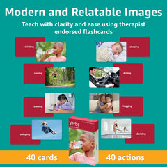 Picture My Picture Verbs Volume 1 Sneezing card enhances expressive use in therapy sessions.