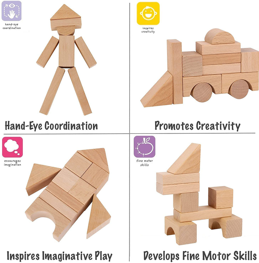 Pidoko Kids child stacking blocks during imaginative play