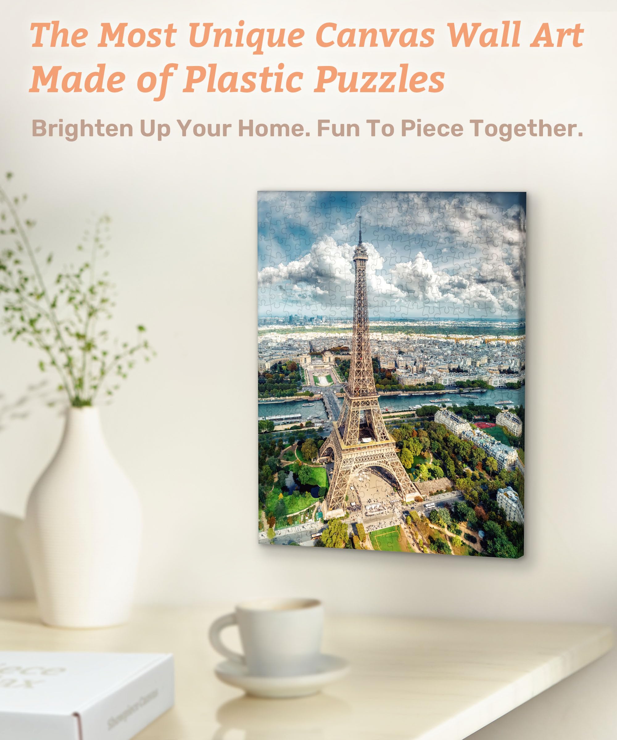 PieceRelax Henry Do aerial photograph puzzle adds Parisian ambiance to any space.
