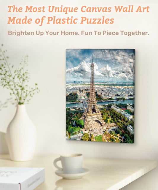 PieceRelax Henry Do aerial photograph puzzle adds Parisian ambiance to any space.