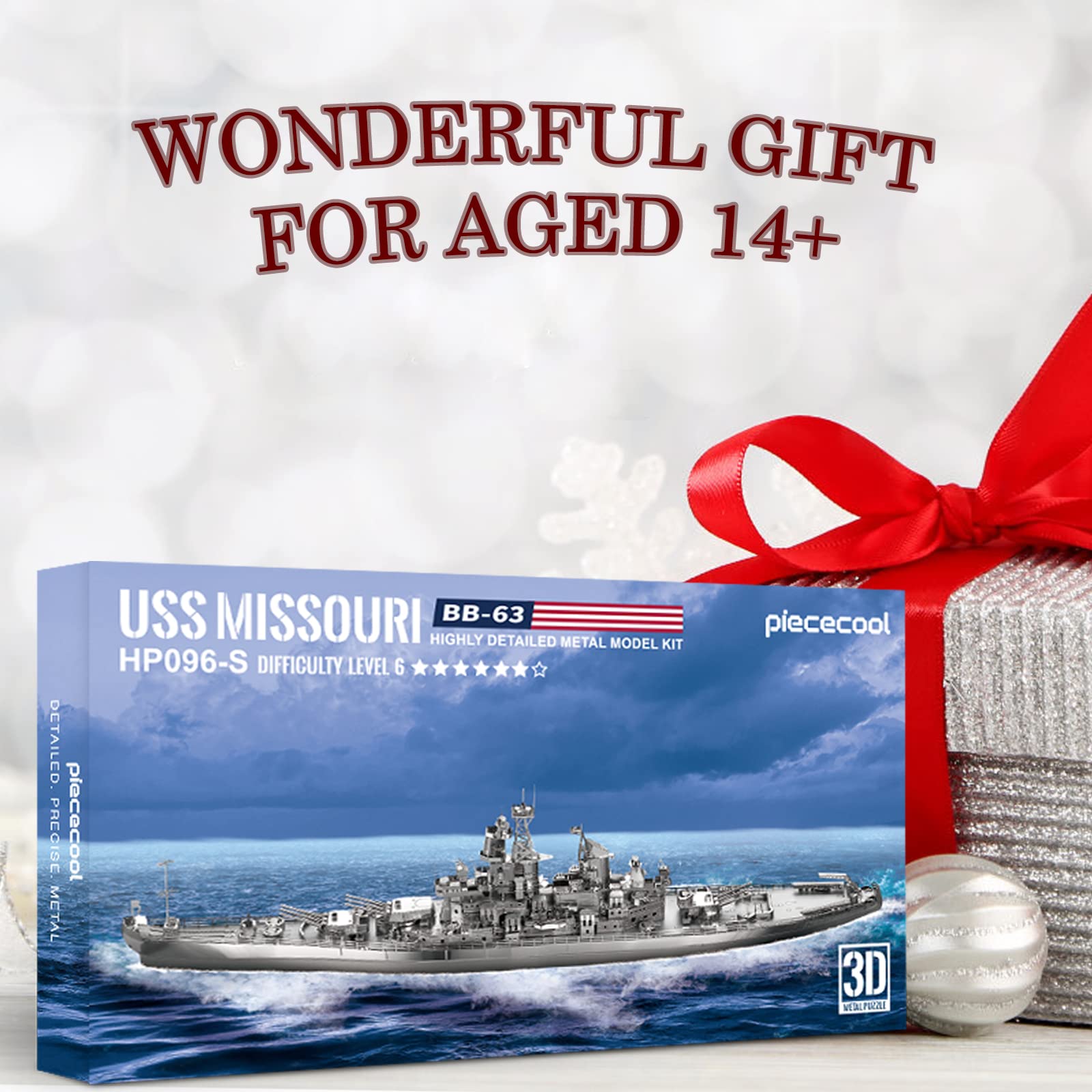 Piececool USS Missouri battleship family build as a weekend project