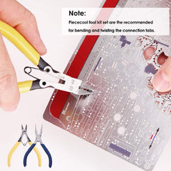 Piececool USS Missouri battleship tools needed nearby for easy assembly