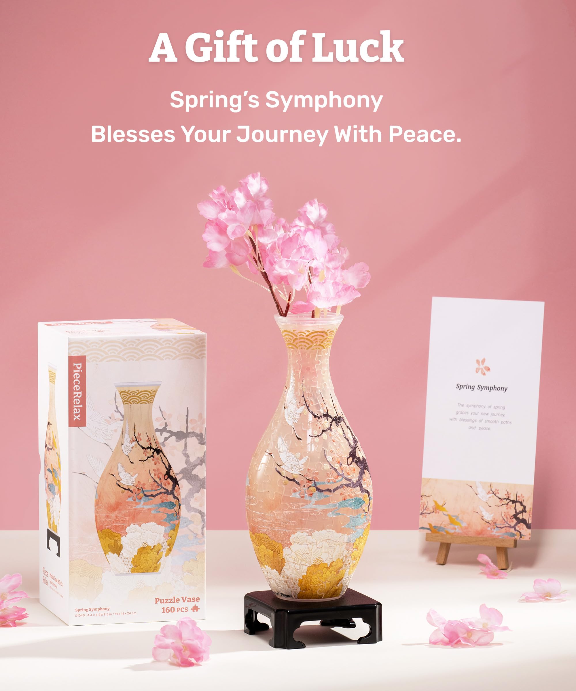 PieceRelax vase with narrow-mouth for single stems or small bouquets