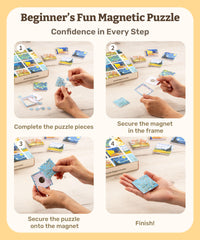 PieceRelax puzzle pieces interlock securely for a neat finish
