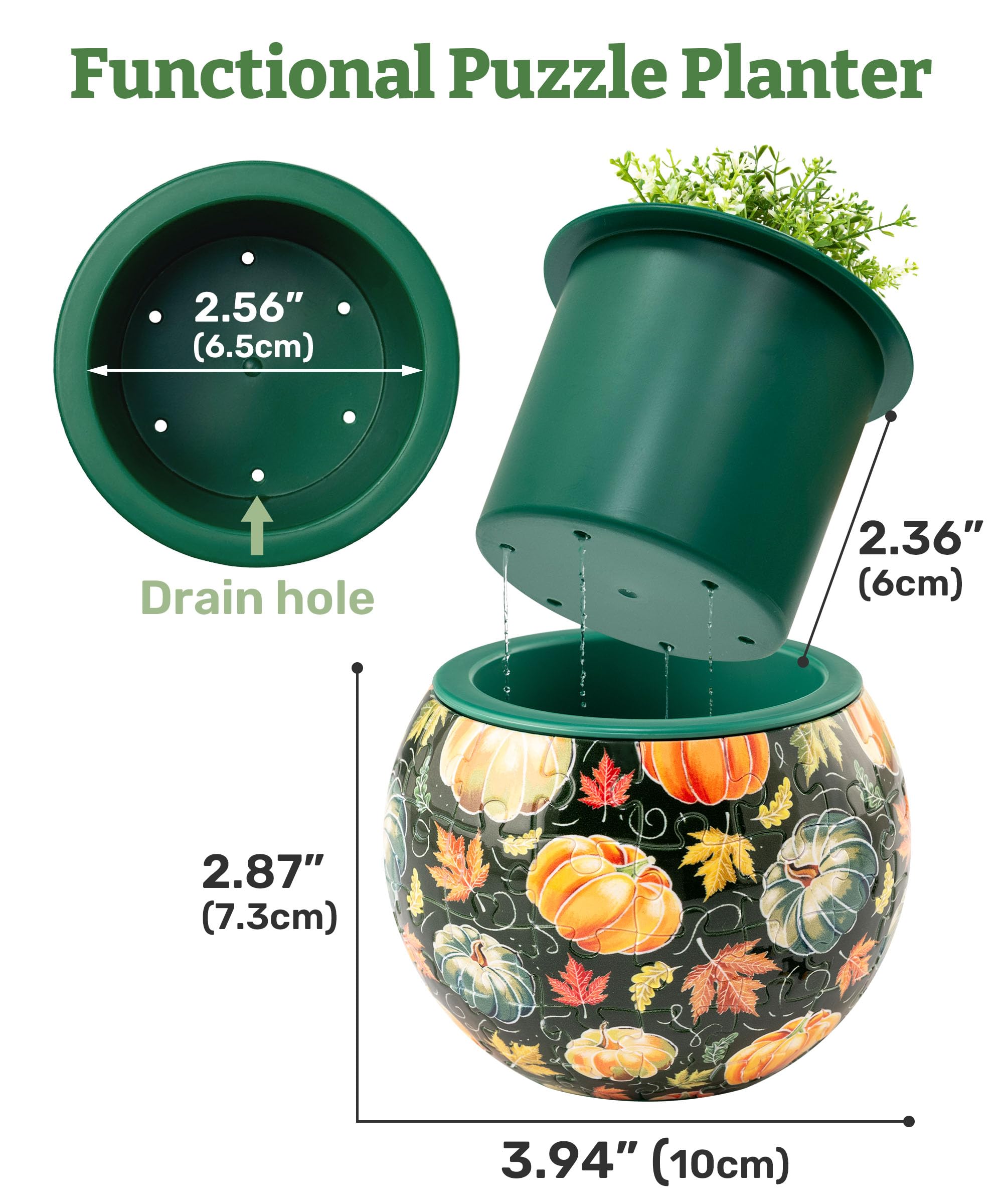 PieceRelax sealed drip tray protects surfaces during plant care