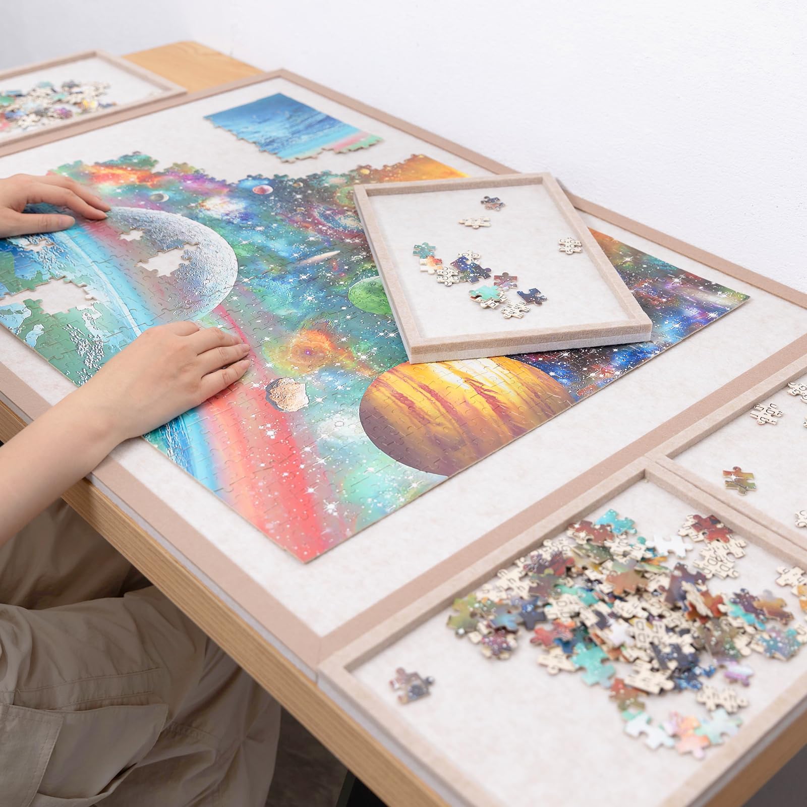Piecevana puzzle board ideal for family puzzle time and shared activities