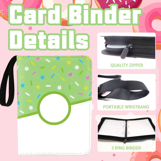 Piefectpie 3-ring binder with 900 sleeves offers expandable, secure storage.