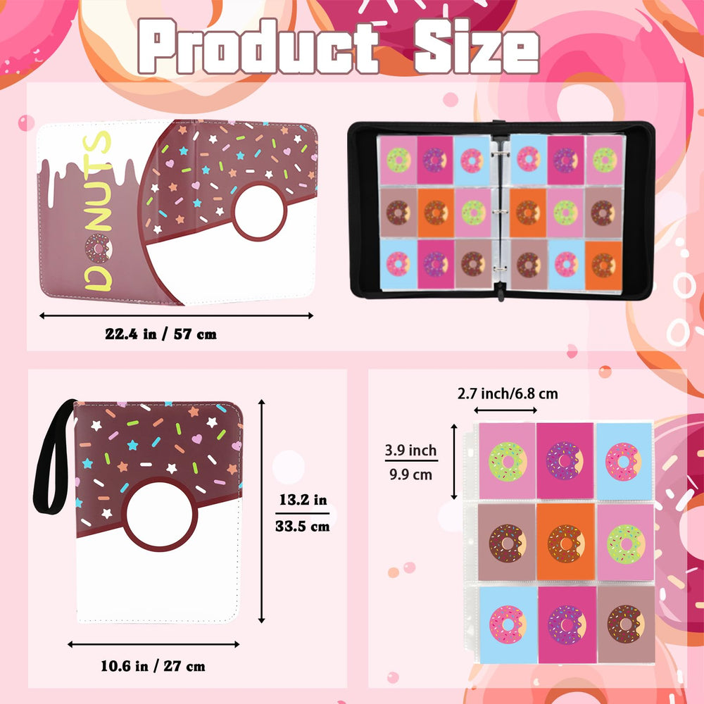 Piefectpie PU leather donut binder demonstrating durability and style