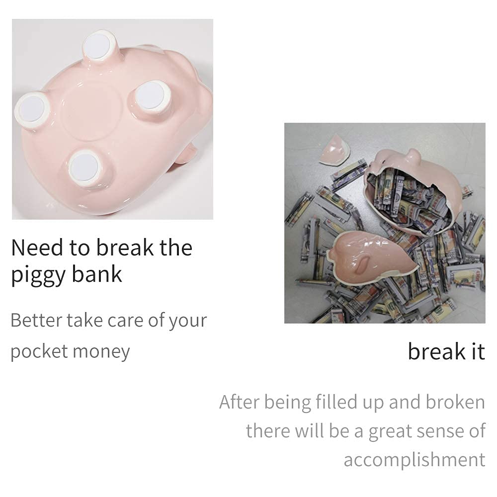 PIG WORLD breakable-design piggy bank emphasizing saving ritual