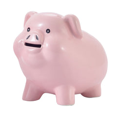 PIG WORLD ceramic piggy bank front view for stylish daily saving