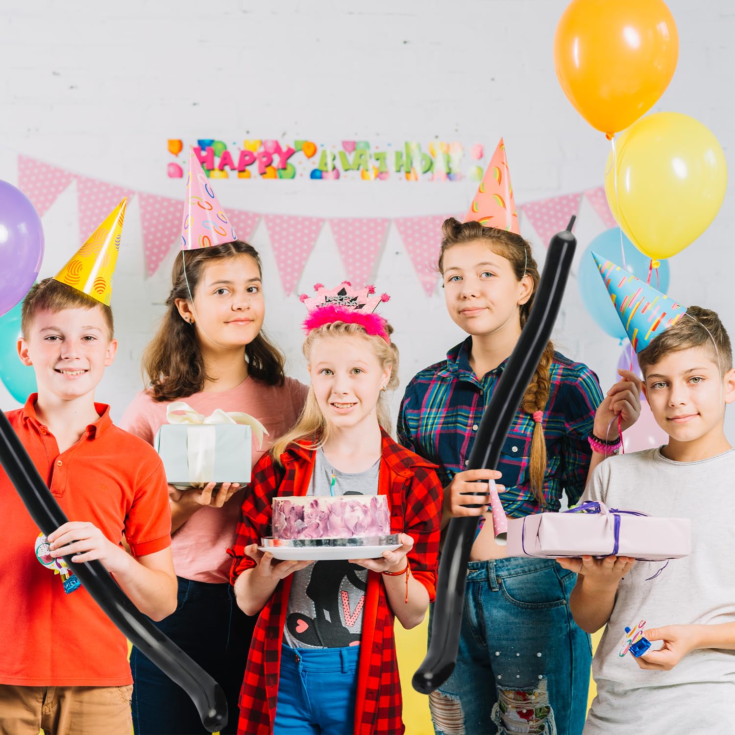 PIGETALE 260 Animal Balloons for DIY figures, ideal for kids' activities