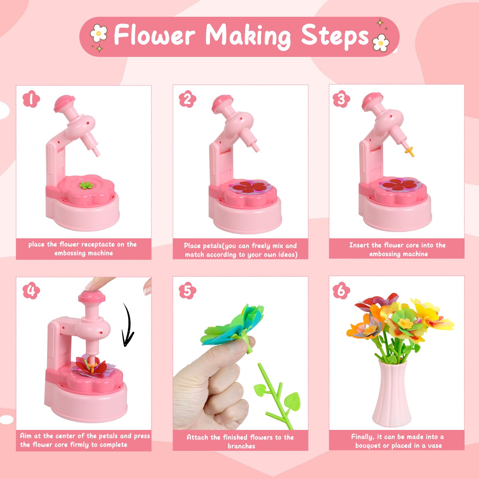 PIGETALE flower receptacles and bases for complete arrangements