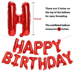 Pigetale Happy Birthday banner letters ready-to-assemble for simple setup