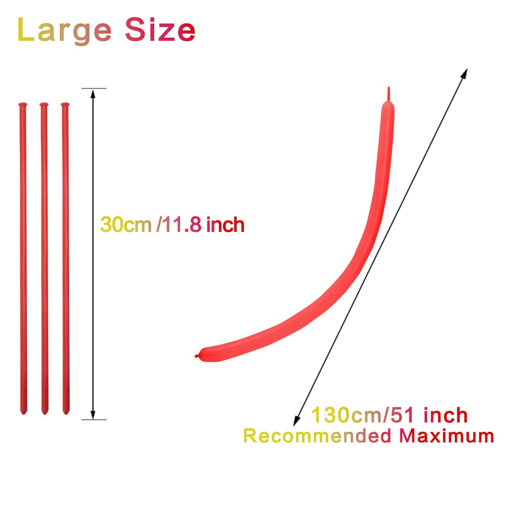 PIGETALE long skinny balloons suitable for inflation and creative designs