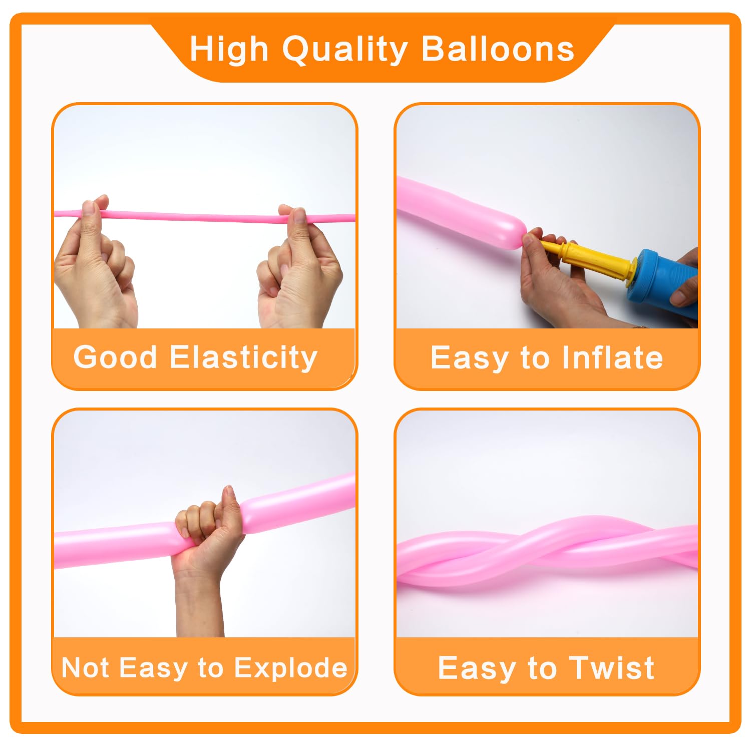 PIGETALE latex balloons are non-toxic and safe for kids' crafts