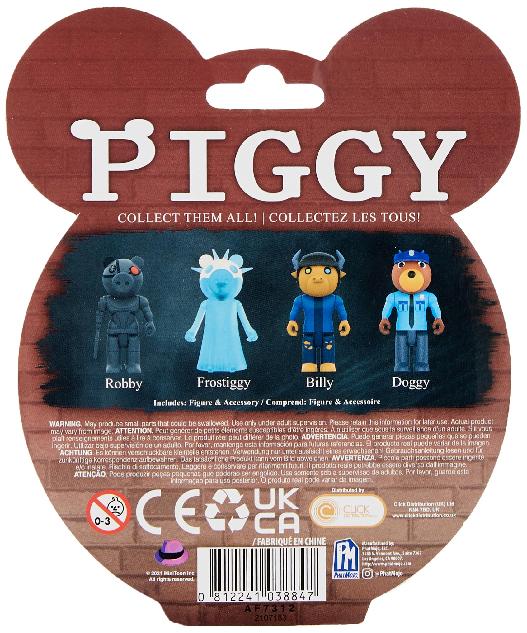 Officially licensed PIGGY collectible with a DLC code for in-game items.