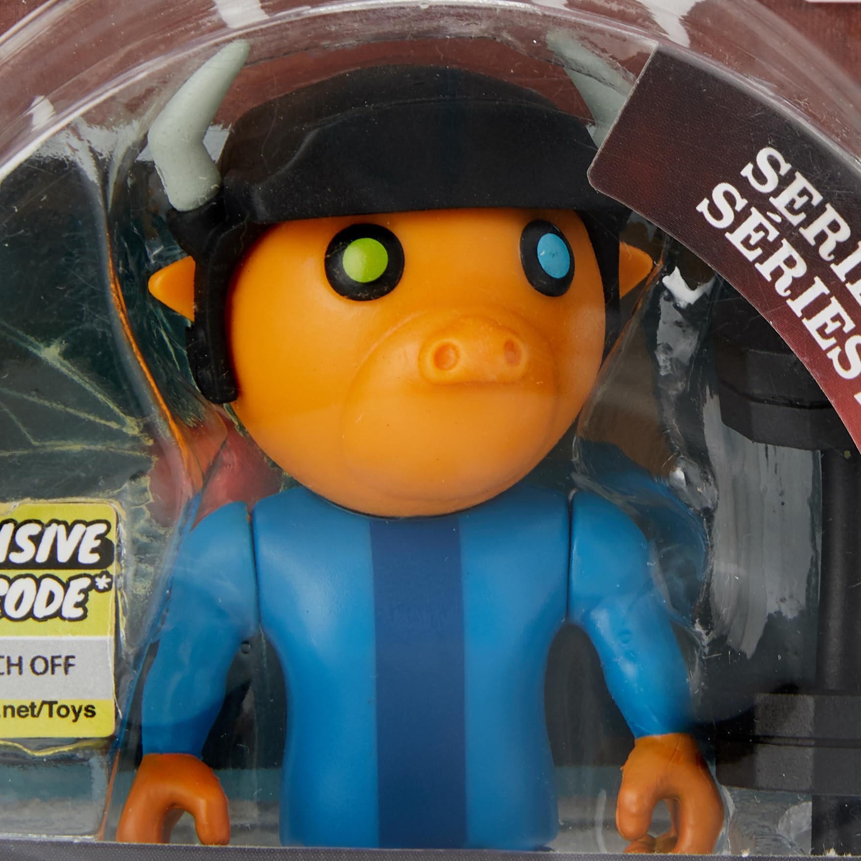 Piggy Billy Series 2 figure with interchangeable parts for customization.