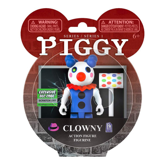 PIGGY Clowny action figure poseable 3.5-inch for dynamic display and play