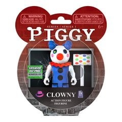 PIGGY Clowny action figure poseable 3.5-inch for dynamic display and play
