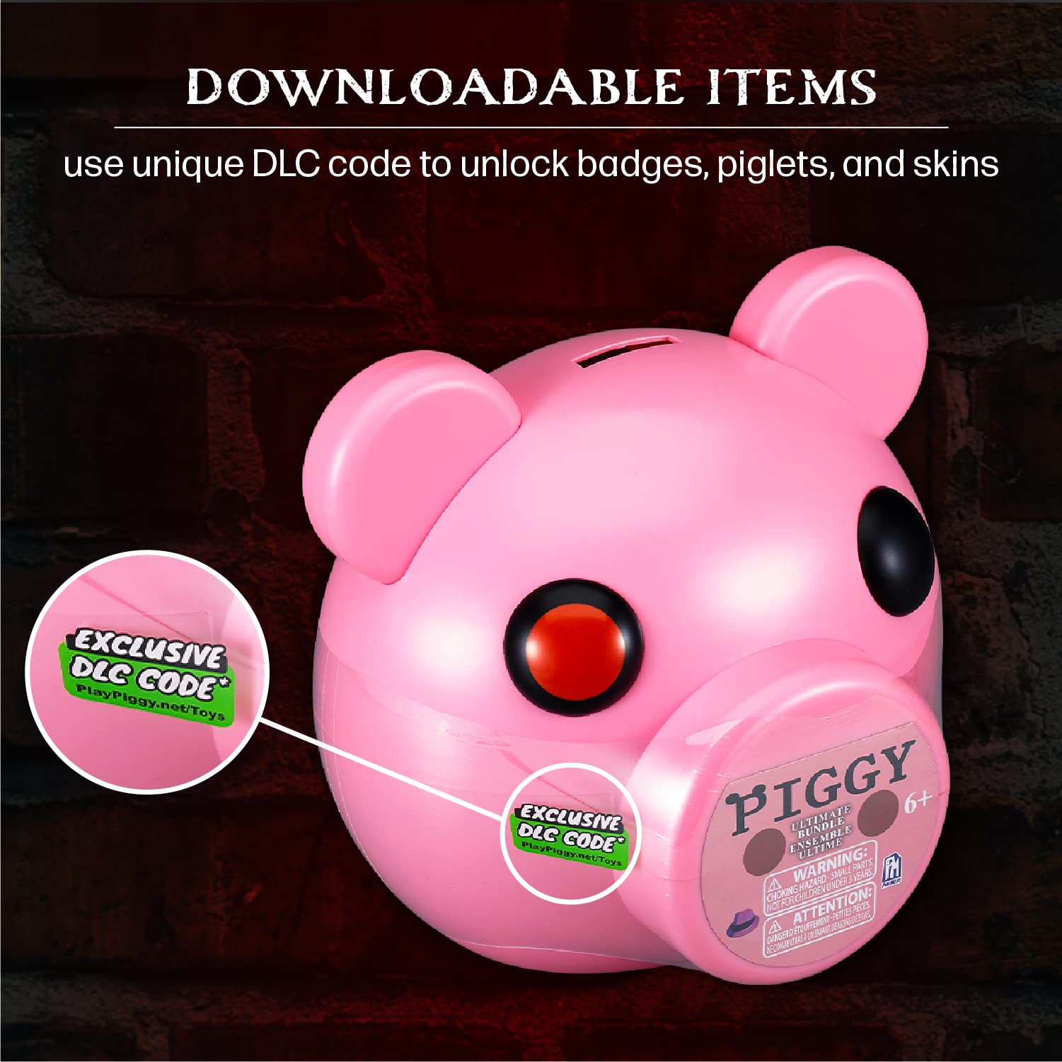 Piggy Head Bundle in use demonstrates versatile accessories for DLC customization.