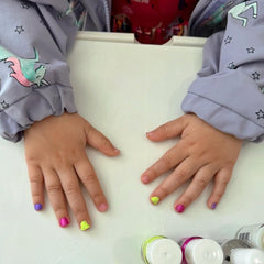 Piggy Paint four neon nail polishes set ready for glow-ready looks