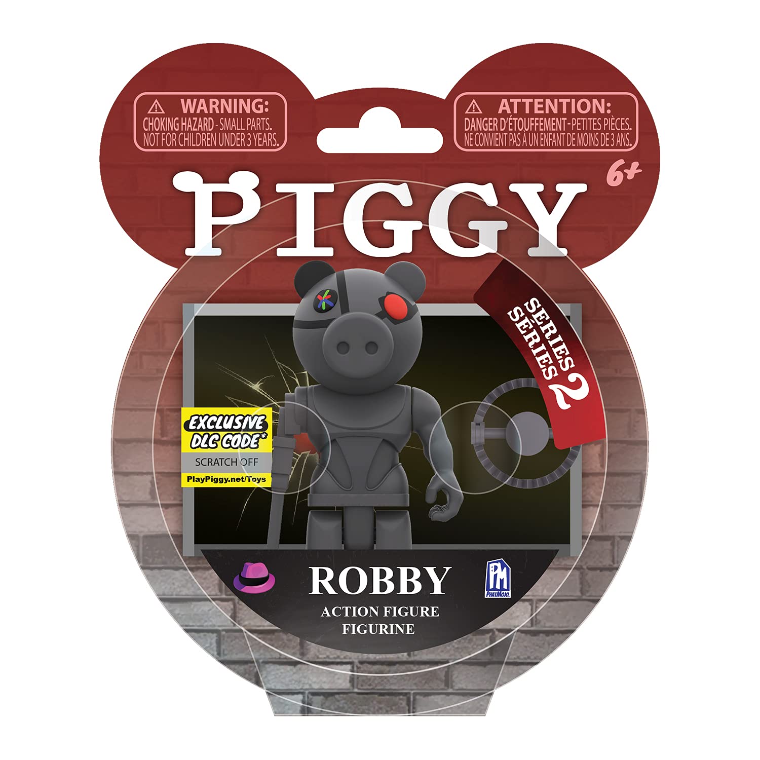 PIGGY Robby Series 2 3.5-inch action figure with poseable joints for display and play.