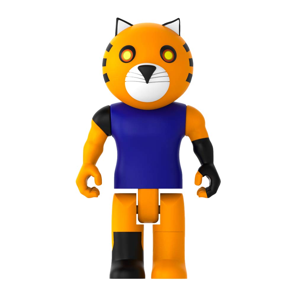 PIGGY Tigry figure with interchangeable parts for customization and swaps.