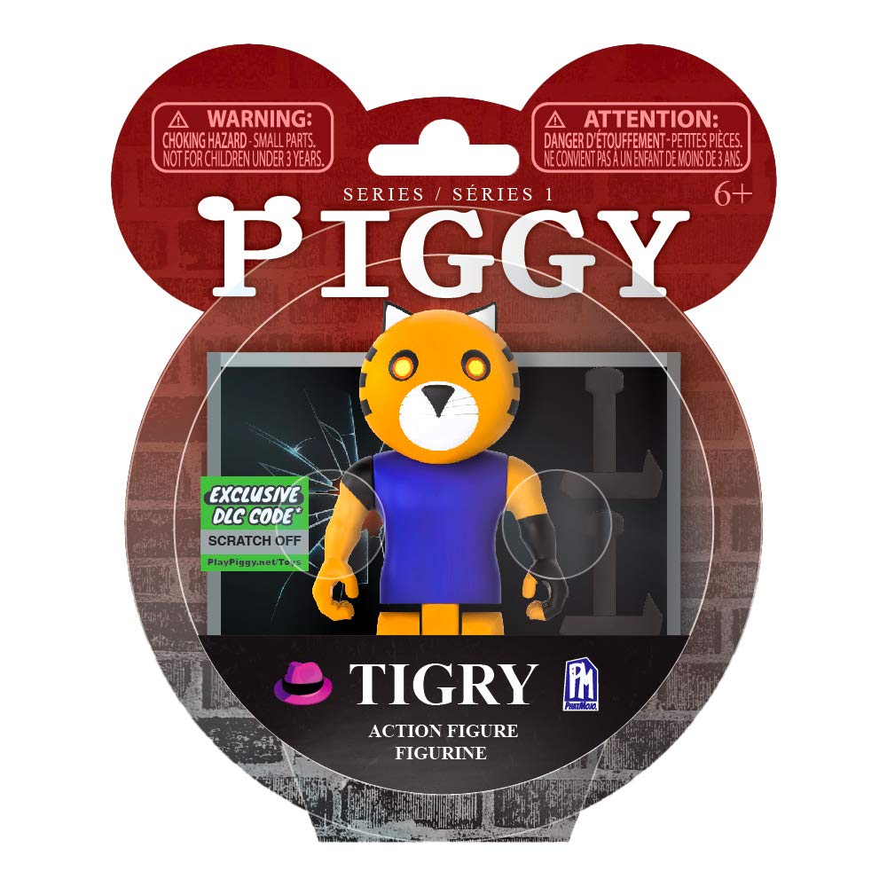 PIGGY Tigry action figure poseable for dynamic posing and display.