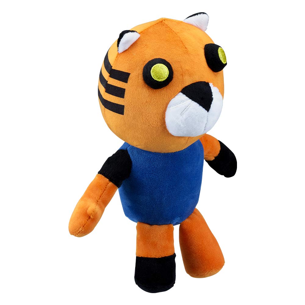 PIGGY Tigry plush on shelf, ideal décor and fan display piece.