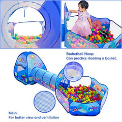 PigPigPen ball pit offers colorful play and toy storage space