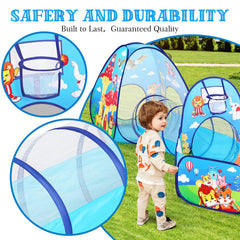 PigPigPen breathable mesh walls provide airflow and visibility during play.