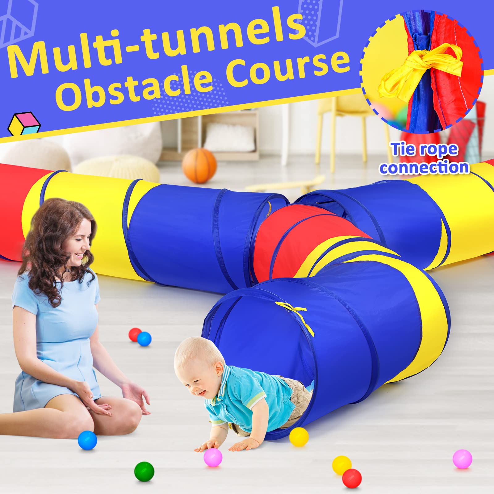 PigPigPen tunnel quick setup for easy family play sessions