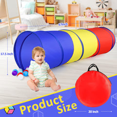 PigPigPen tunnel soft fabric enhances safe, tactile exploration