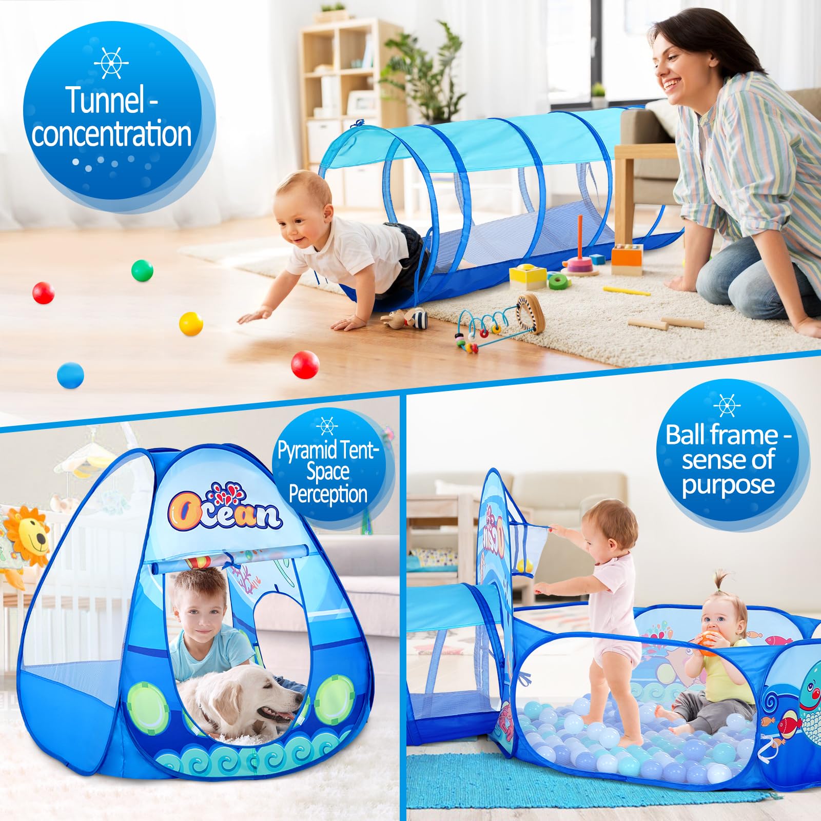 PigPigPen pop-up playhouse design for quick setup