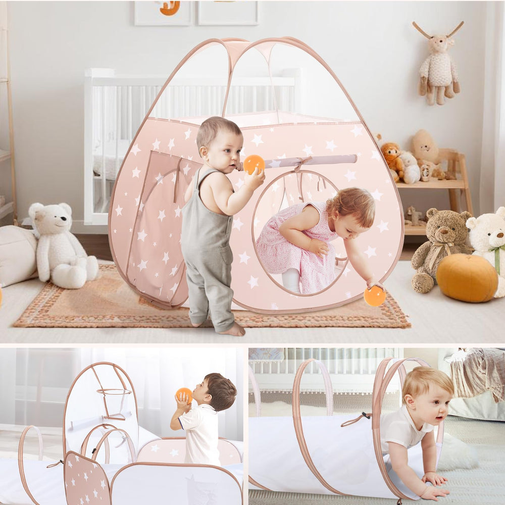 PigPigPen soft polyester fabric provides a gentle touch during play.