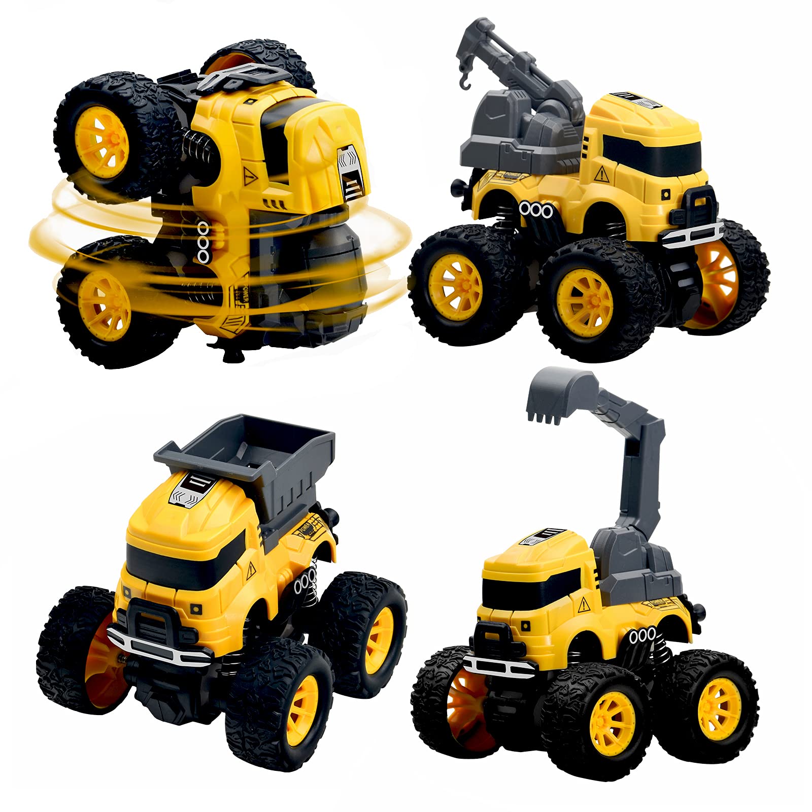PIIOSER excavator toy truck with friction power for active play