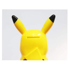 Pikachu bank on shelf display emphasizing official Korea import status.