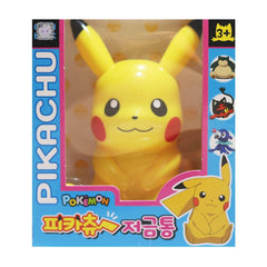Pikachu yellow monster friends figure bank with cute pose for kids savings.