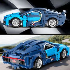 PIKARO family-building session on the weekend with a blue sports car kit.
