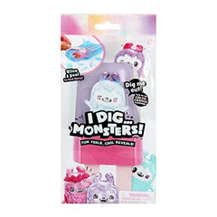 Pikmi Pops I Dig Monsters Monji figure in water wax color change reveal