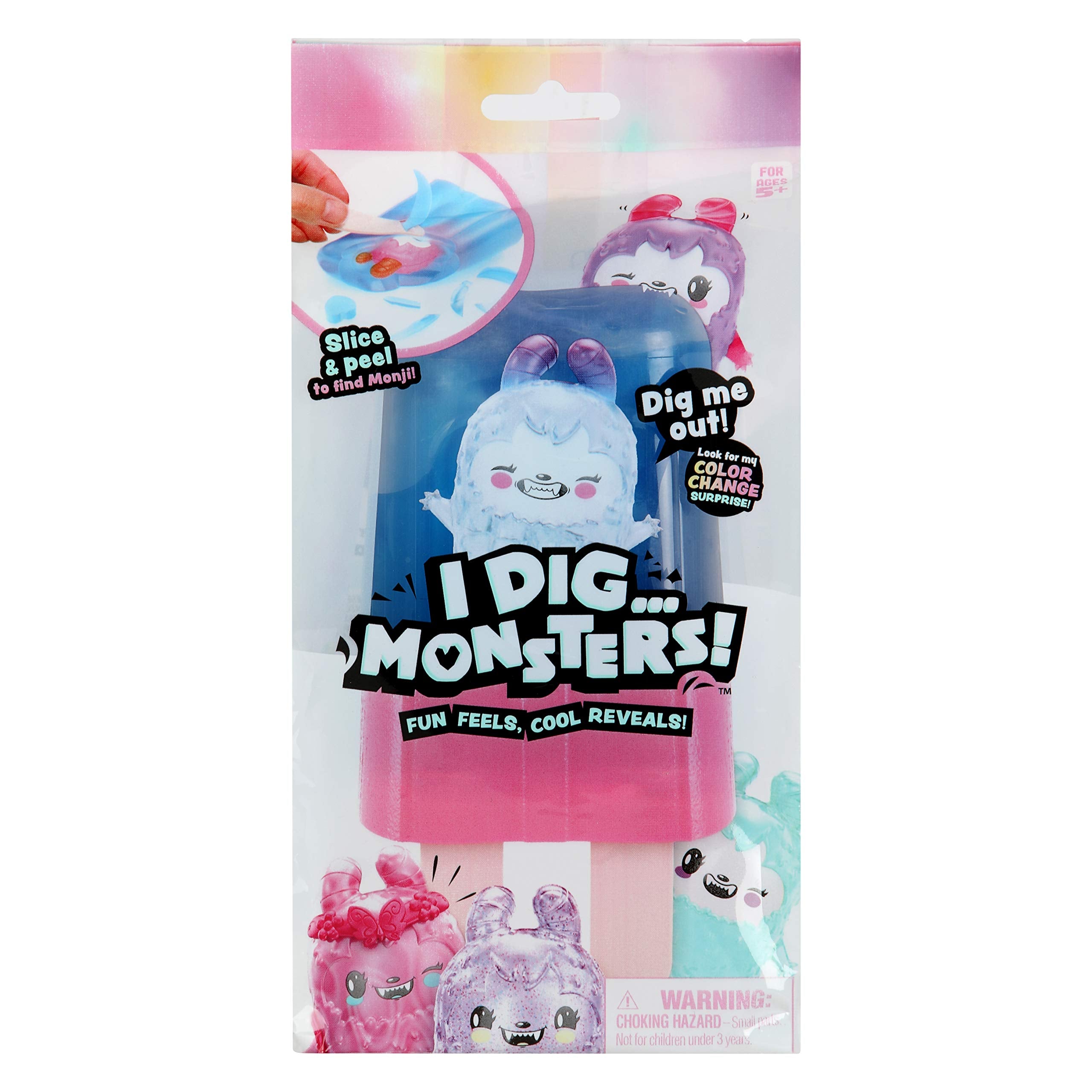 Pikmi Pops I Dig Monsters popsicle vessel for the unboxing reveal and collecting fun