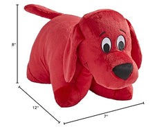 16-inch pillow form revealed when you unzip Clifford's belly